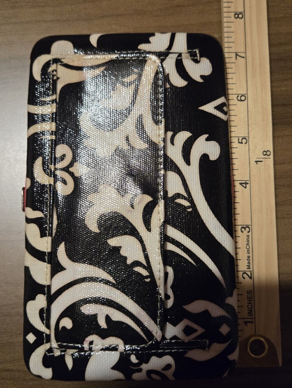Clutch Wallet In black and white